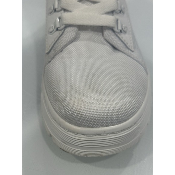 Doc Dr. Martens Combs W Women's Poly White Casual Combat Boots Size 7 AW004 - Picture 9 of 15